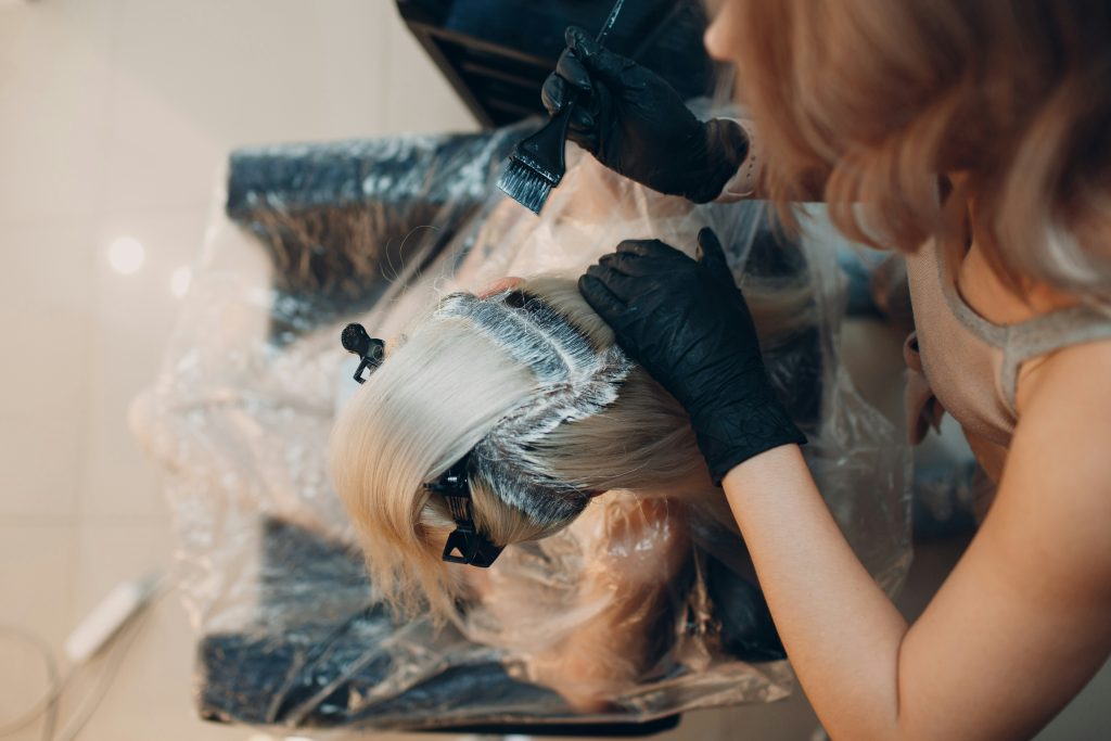 Hair dye after surgery