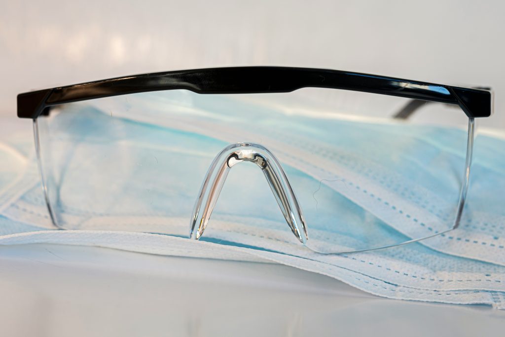 protective eyewear for industrial work